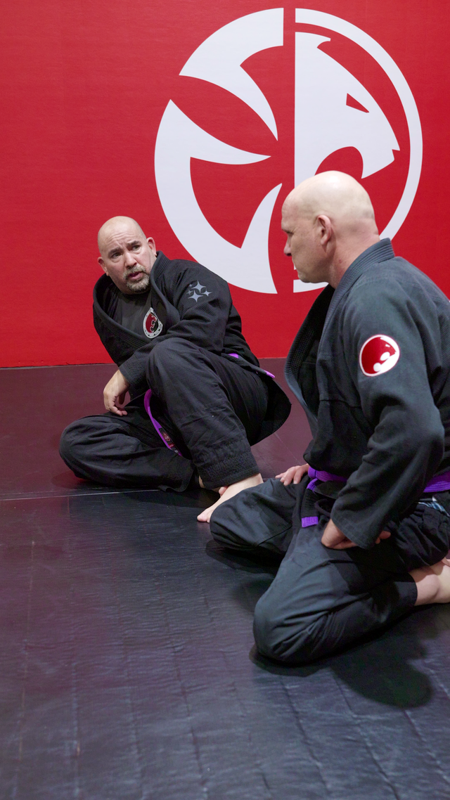 BJJ rolling session